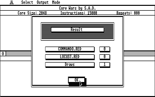 Core Wars atari screenshot